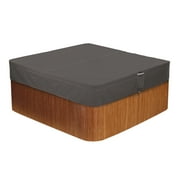Classic Accessories Ravenna® Square Hot Tub Cover - Premium Outdoor Cover with Water Resistant Fabric, Large (55-886-045101-EC)